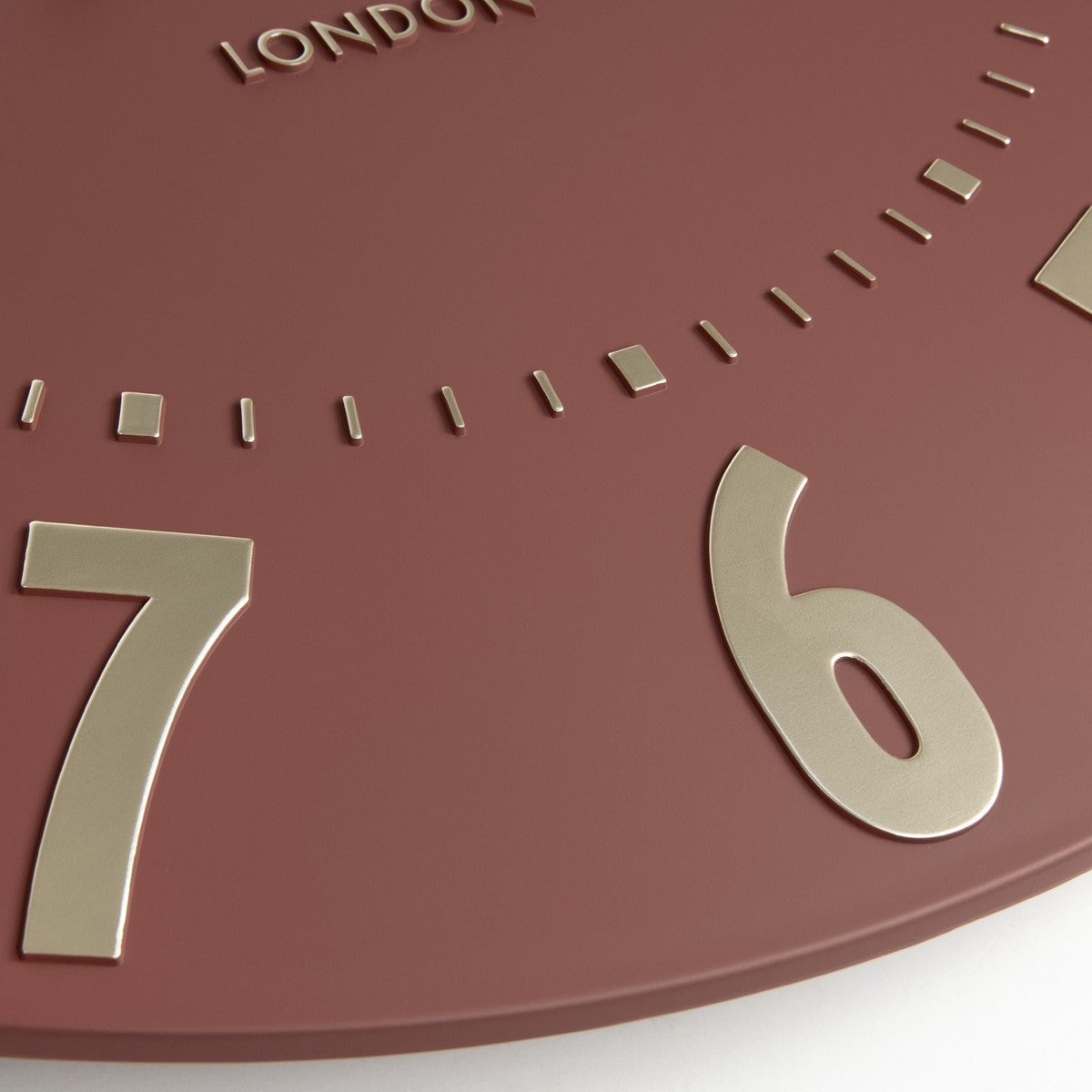 Thomas Kent Mulberry 50cm Large Wall Clock - Auburn