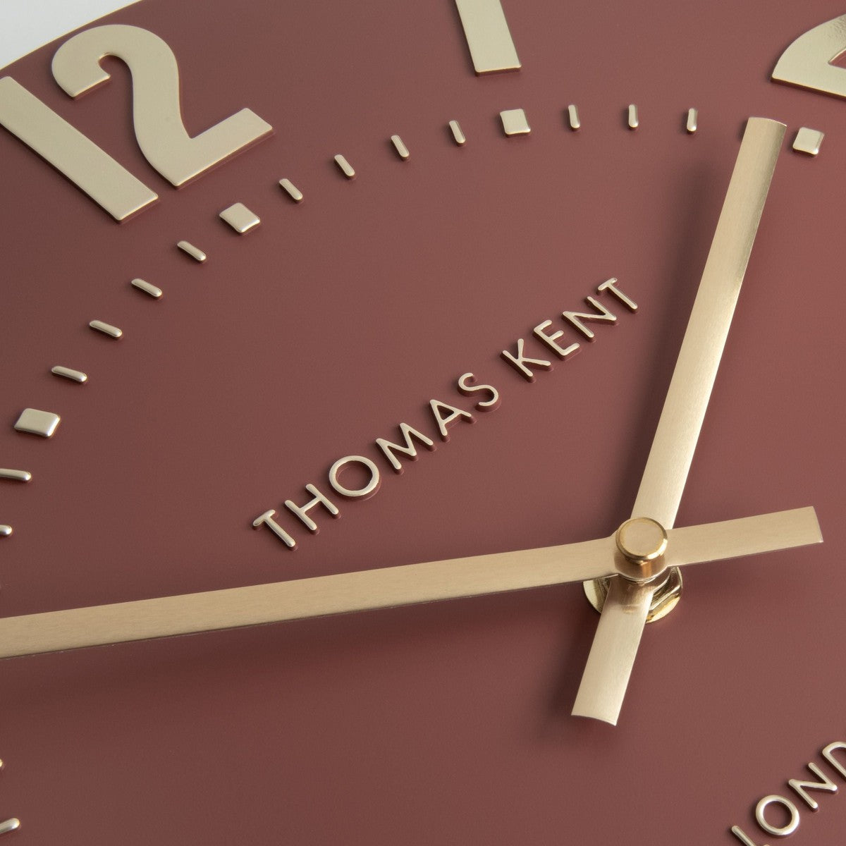 Thomas Kent Mulberry 50cm Large Wall Clock - Auburn