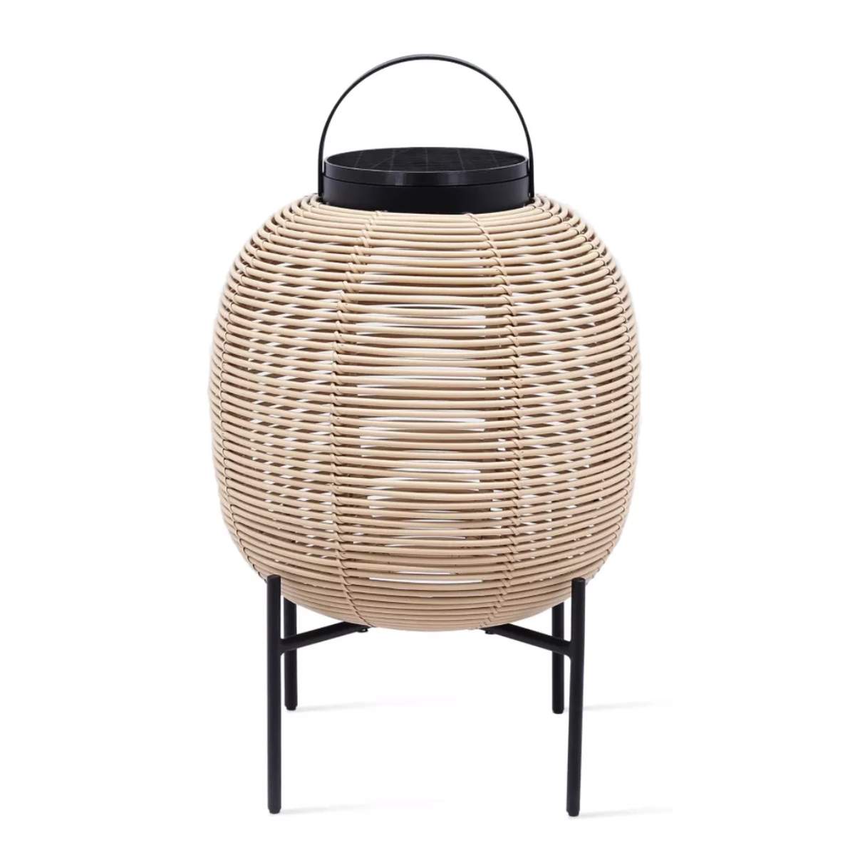 Vincent Shepherd Tika Solar Lantern Steel Base Small