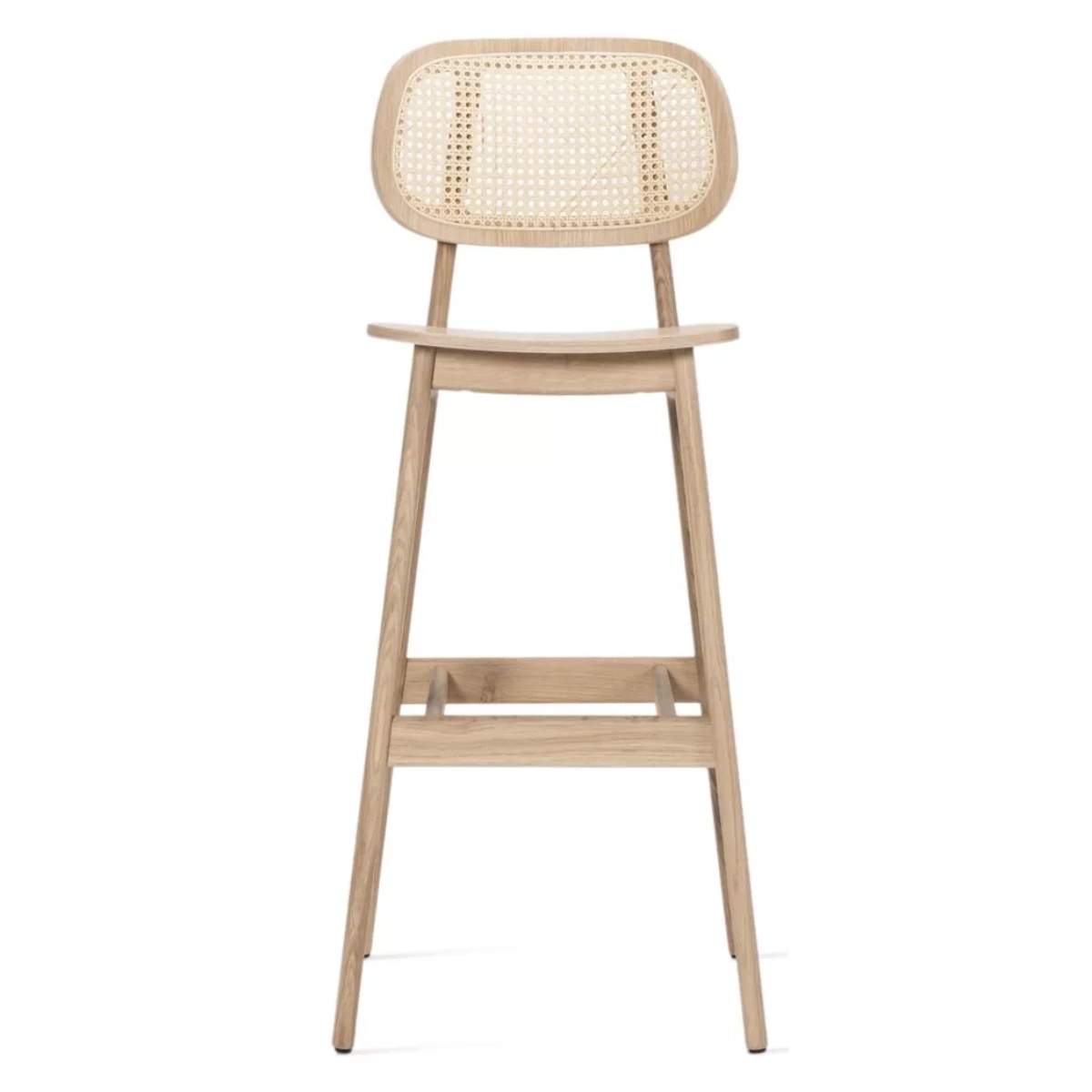 Vincent Shepherd Titus Bar Stool - Natural Oak Varnish