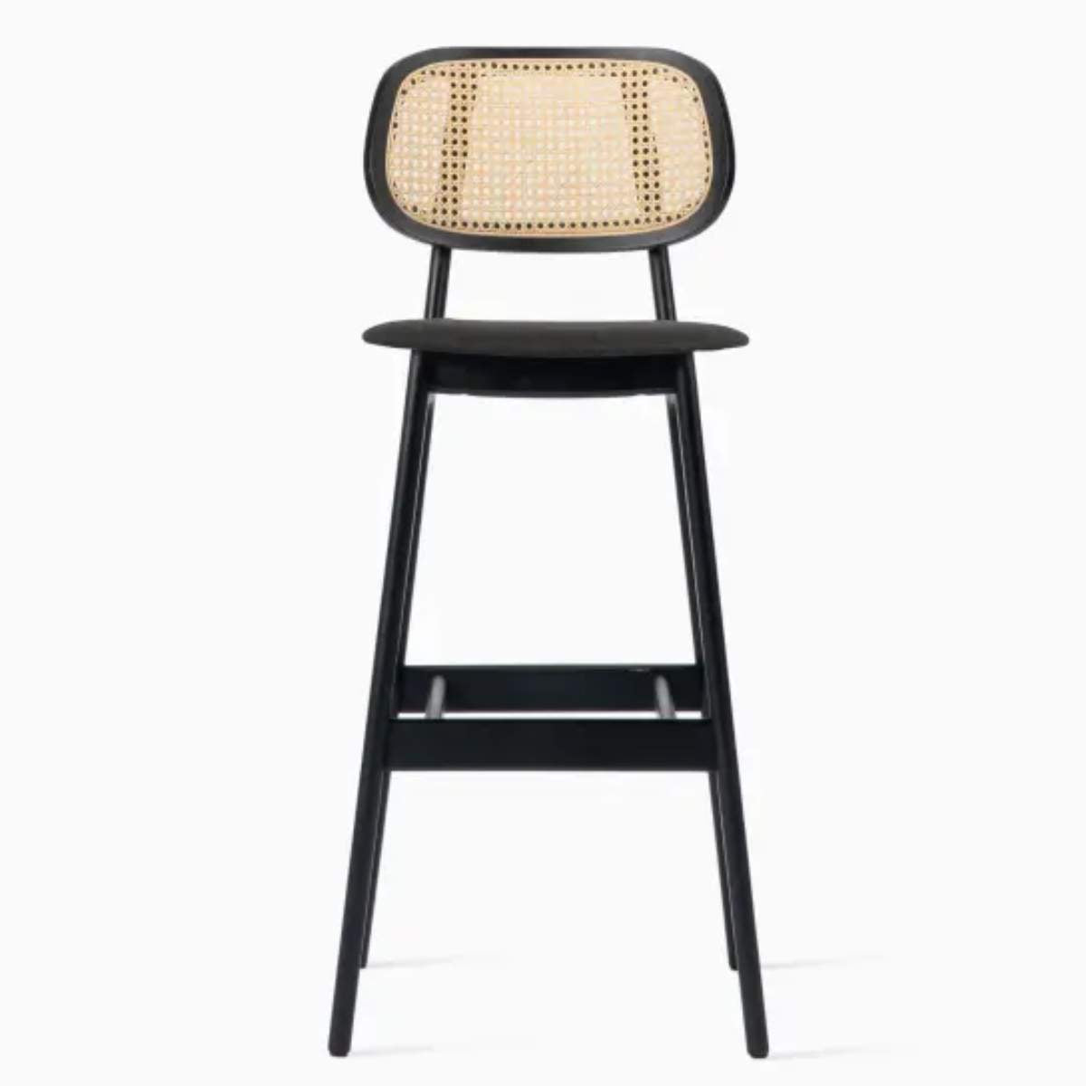 Vincent Shepherd Titus Bar Stool Black Stained Oak