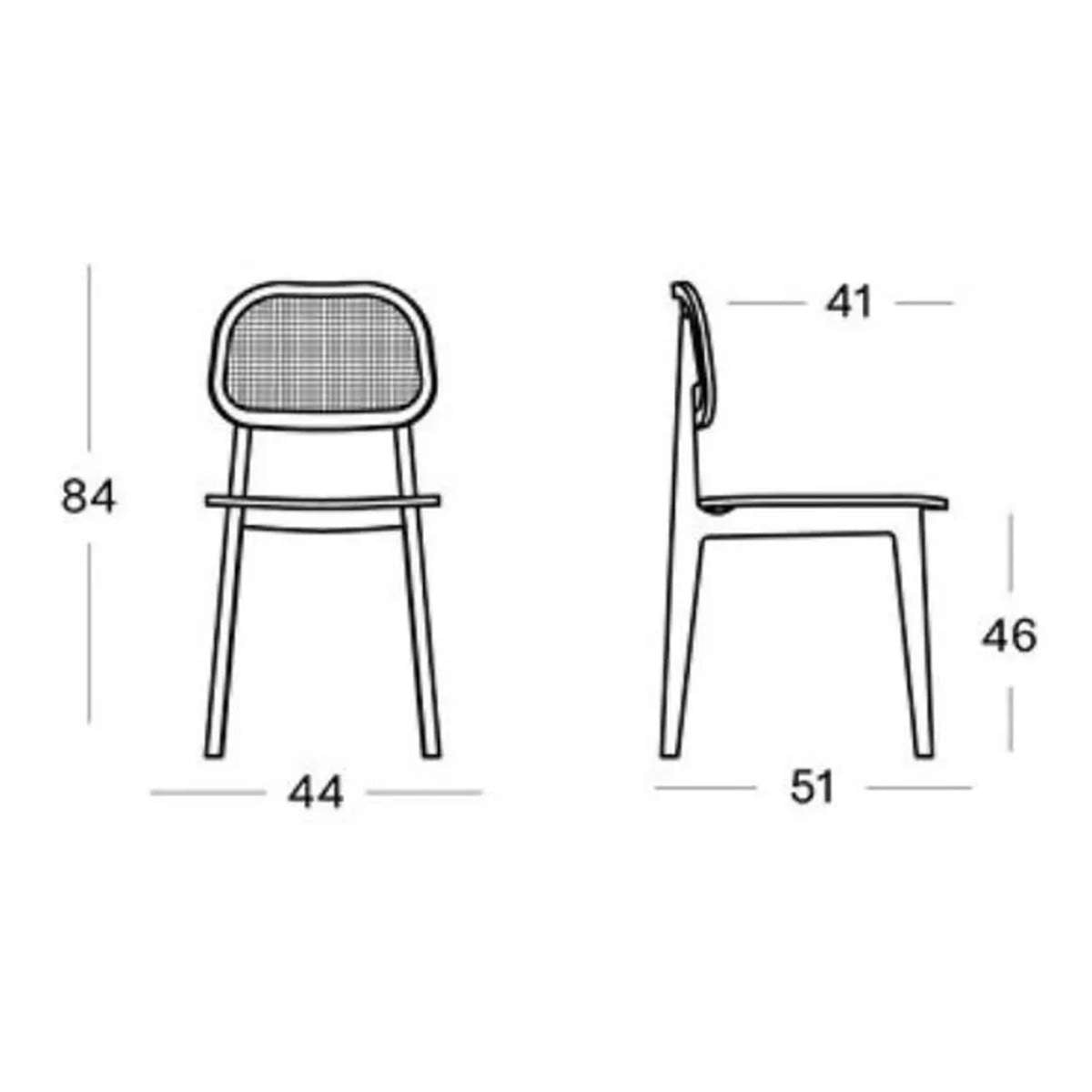 Vincent Shepherd Titus Dining Chair Black Stained Oak