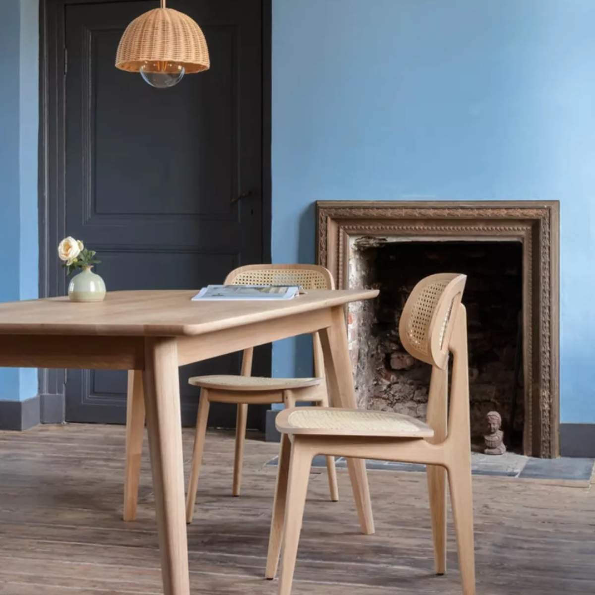 Vincent Shepherd Titus Dining Chair Natural Oak Varnish