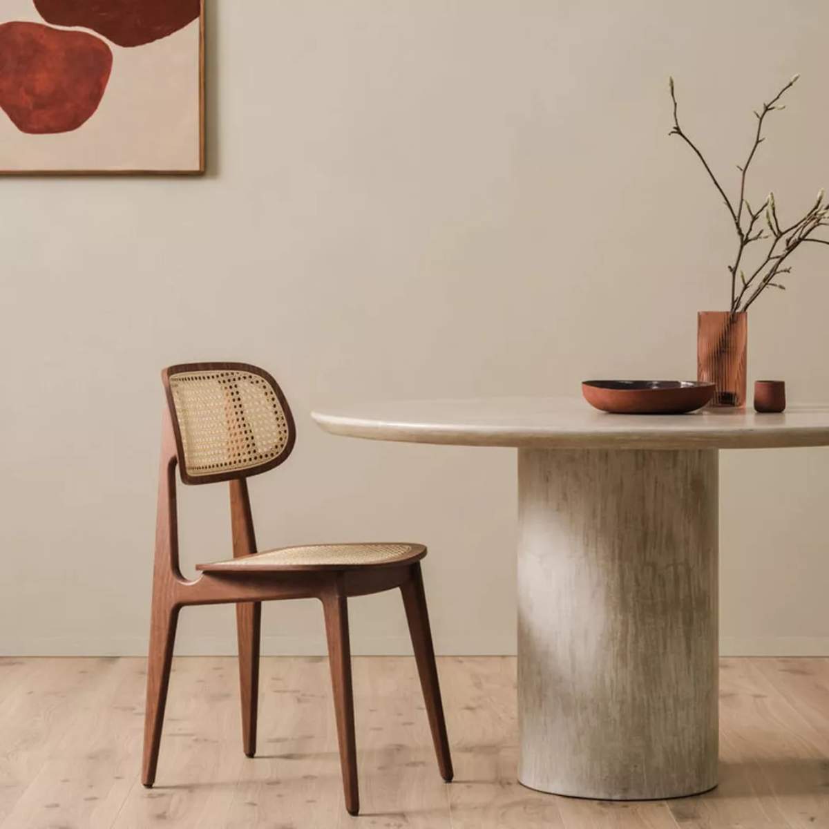 Vincent Shepherd Titus Dining Chair Tobacco Stained Beech