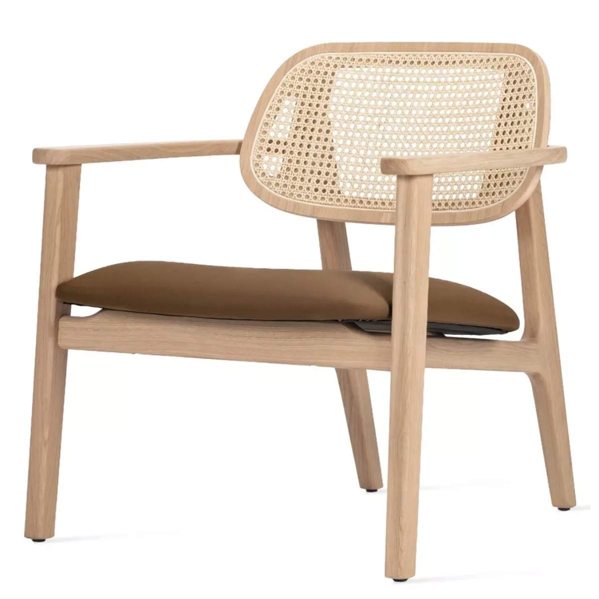 Vincent Shepherd Titus Lounge Chair Natural Oak Chestnut Seat