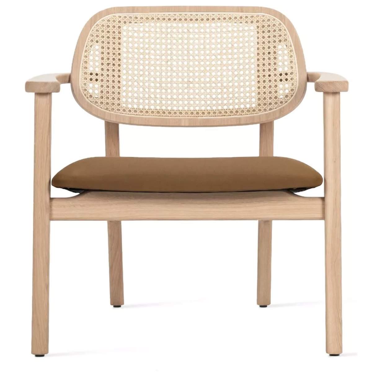 Vincent Shepherd Titus Lounge Chair Natural Oak Chestnut Seat