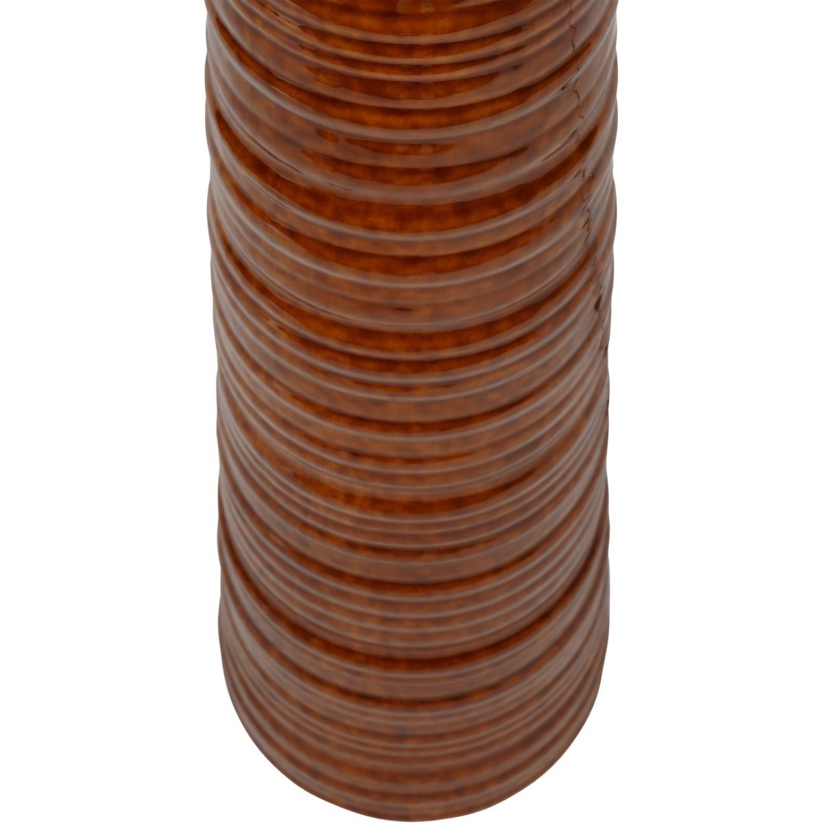 Libra Interiors Tivoli Tall Ceramic Floor Lamp Terracotta with Shade E27 60W
