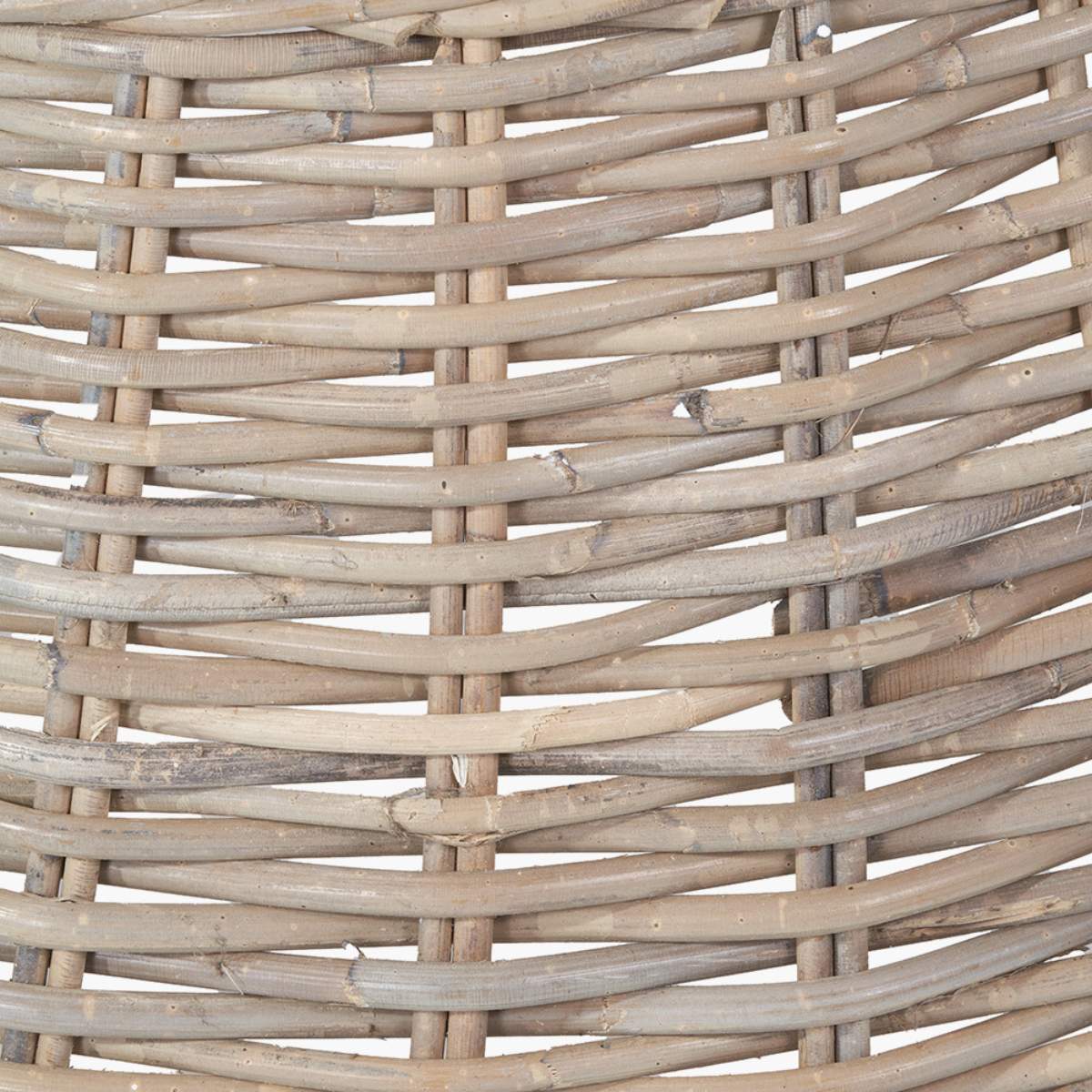Pacific Lifestyle Tobs Grey Kubu Rattan Christmas Tree Basket Skirt Ring