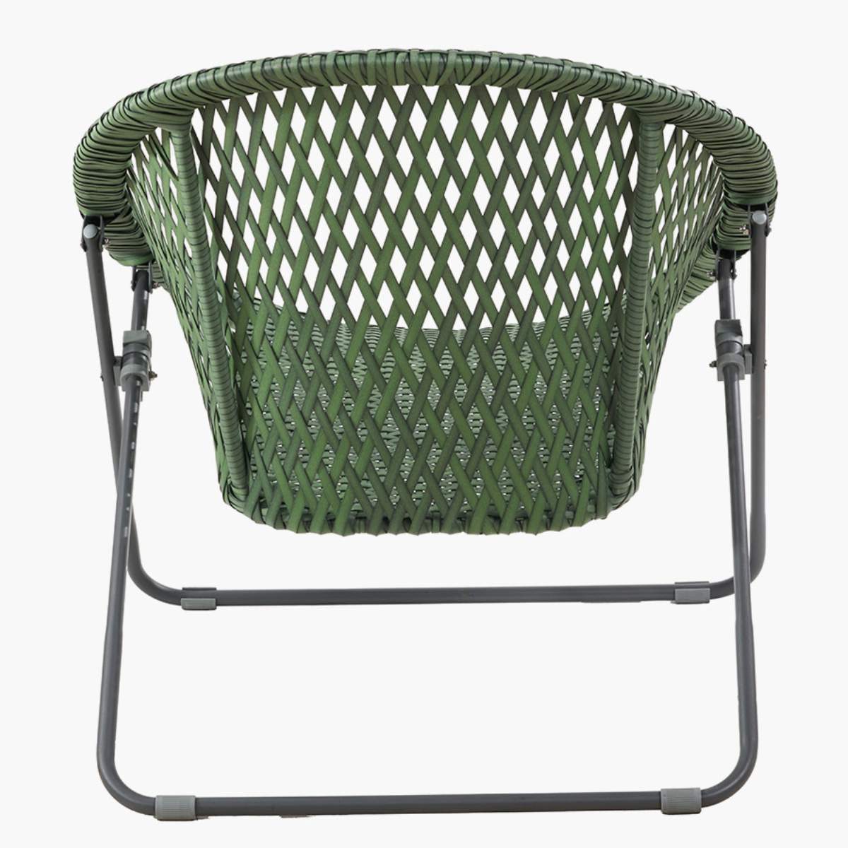 Pacific Lifestyle Tobs Outdoor Emerald Green Synthetic Rattan Lounger Chair