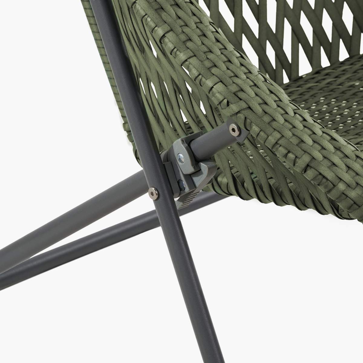 Pacific Lifestyle Tobs Outdoor Green Foldable Loungers Set