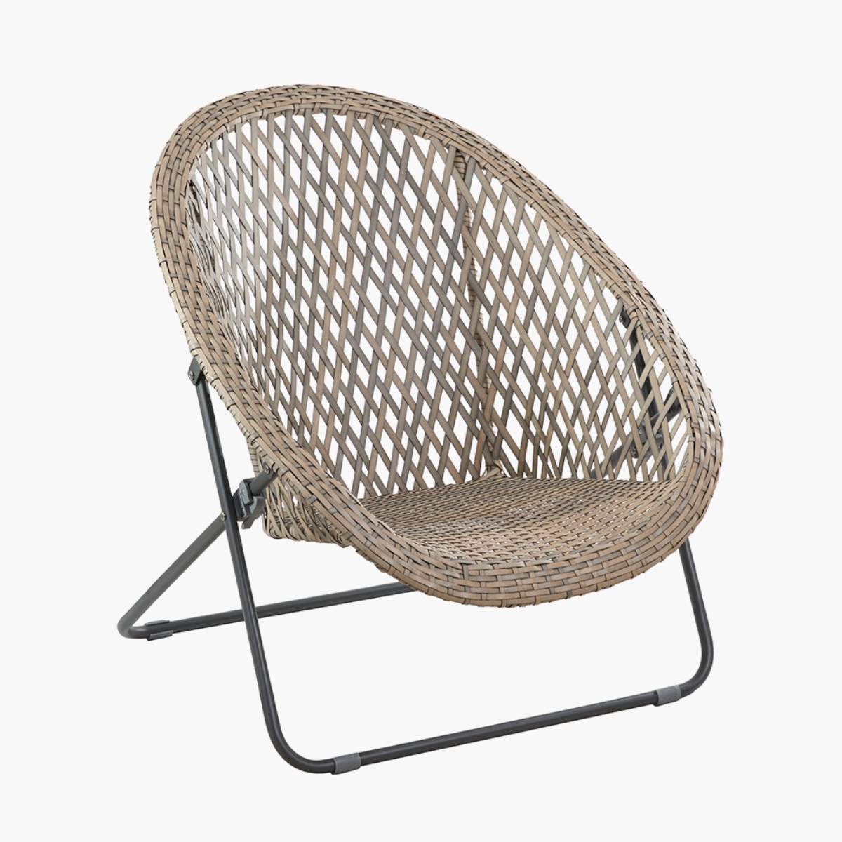 Pacific Lifestyle Tobs Outdoor Grey Foldable Loungers Set