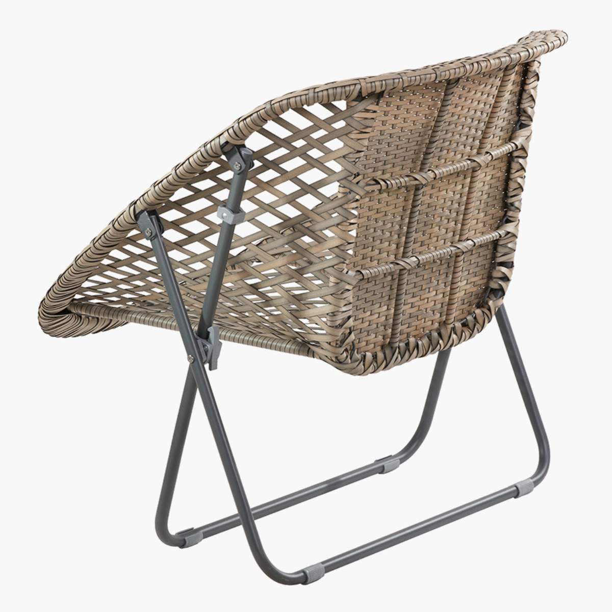 Pacific Lifestyle Tobs Outdoor Grey Synthetic Rattan Lounger Chair