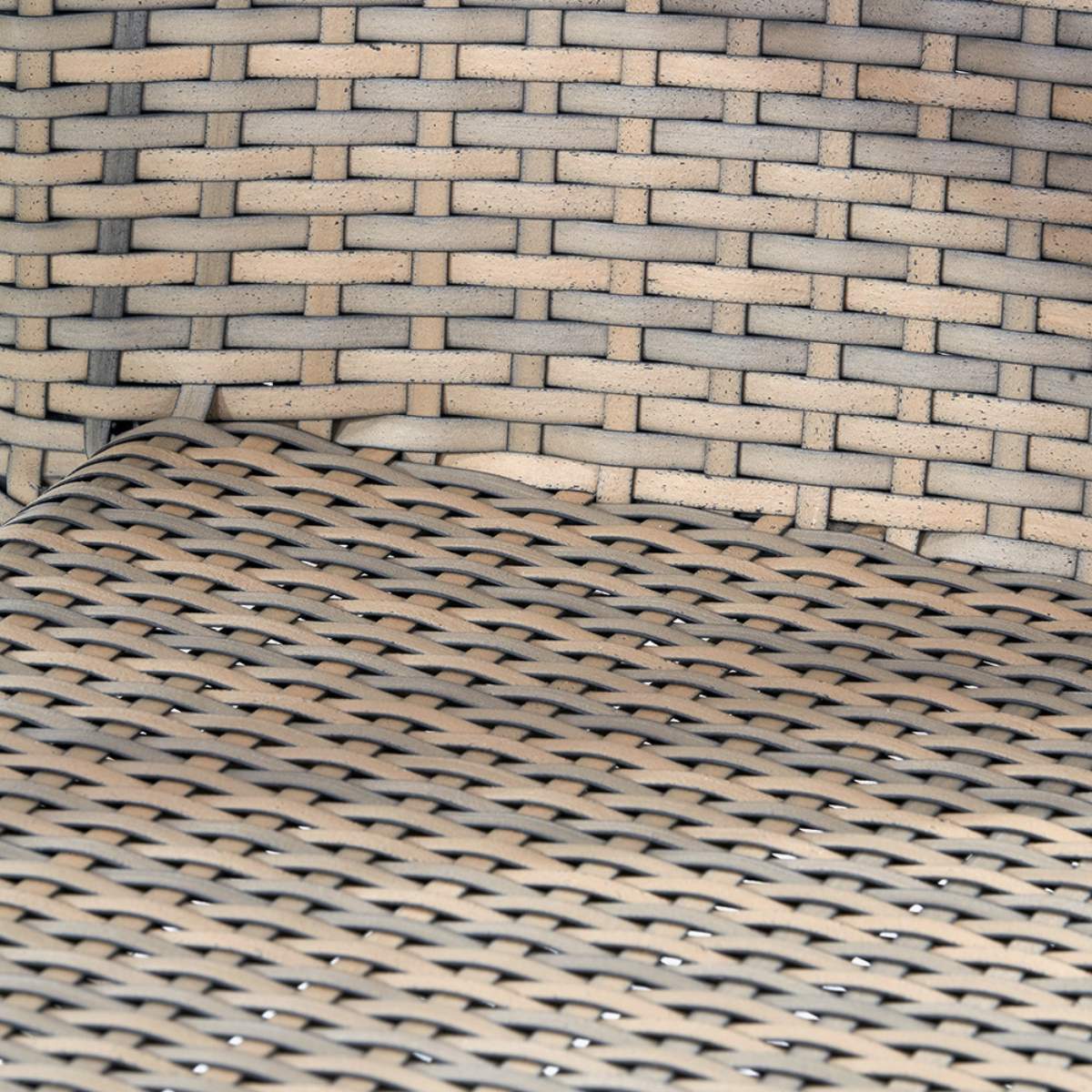 Pacific Lifestyle Tobs Outdoor Grey Synthetic Rattan Stackable Bistro Set