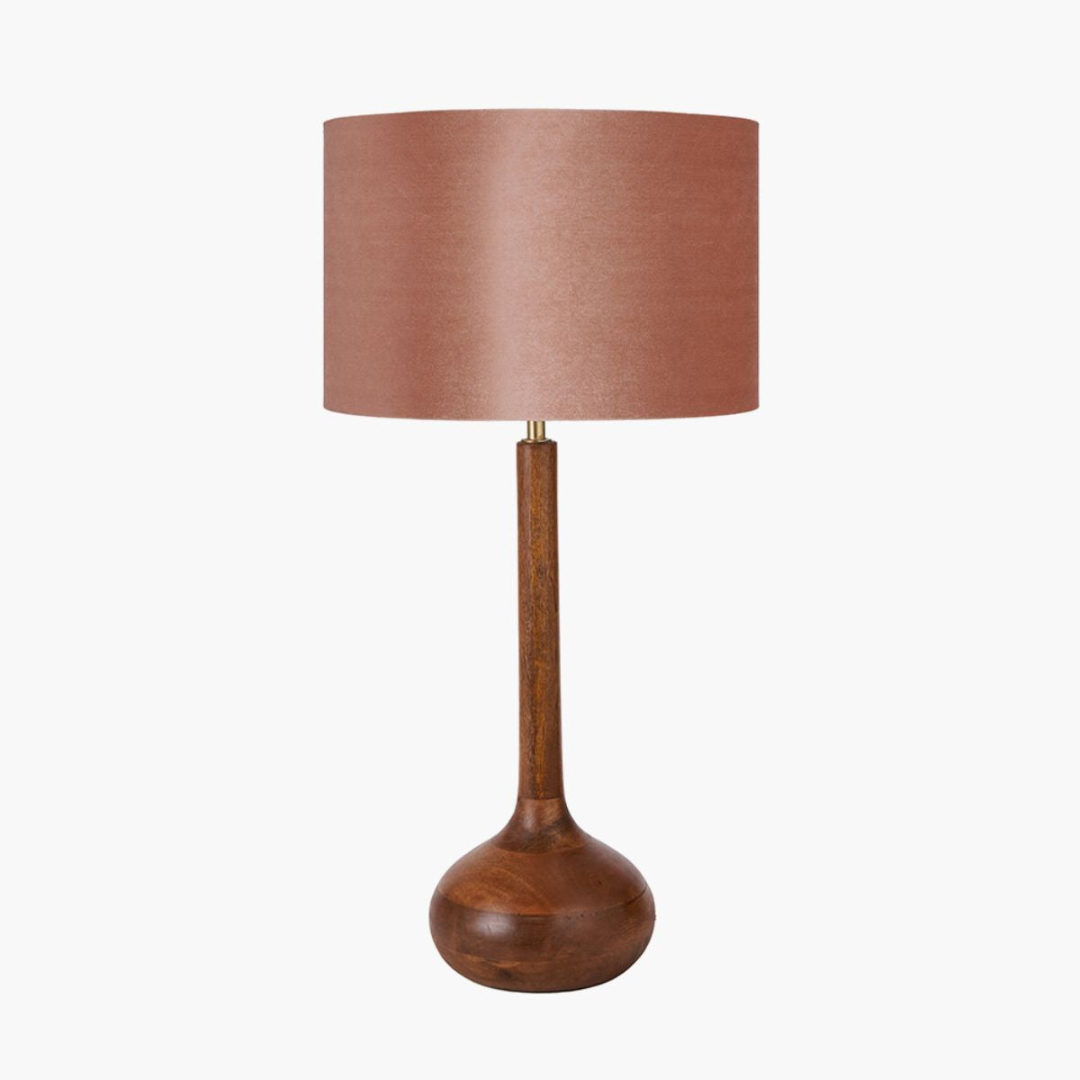 Pacific Lifestyle Toma Oiled Wood Tall Neck Table Lamp Base