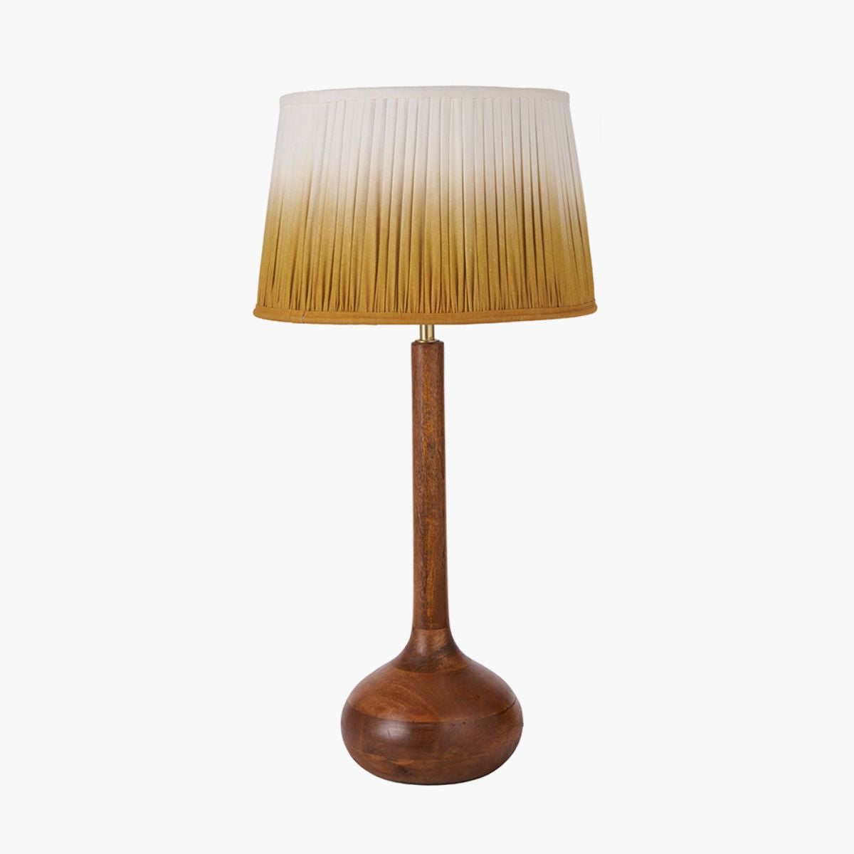 Pacific Lifestyle Toma Oiled Wood Tall Neck Table Lamp Base