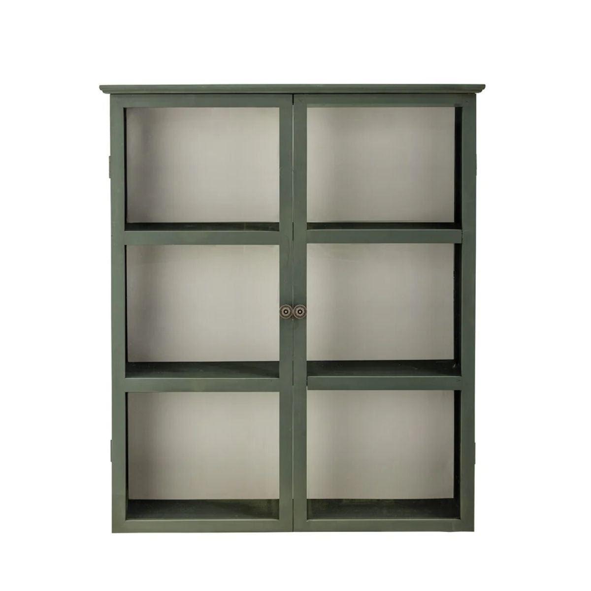 Bloomingville Tone Cabinet - Green Firwood