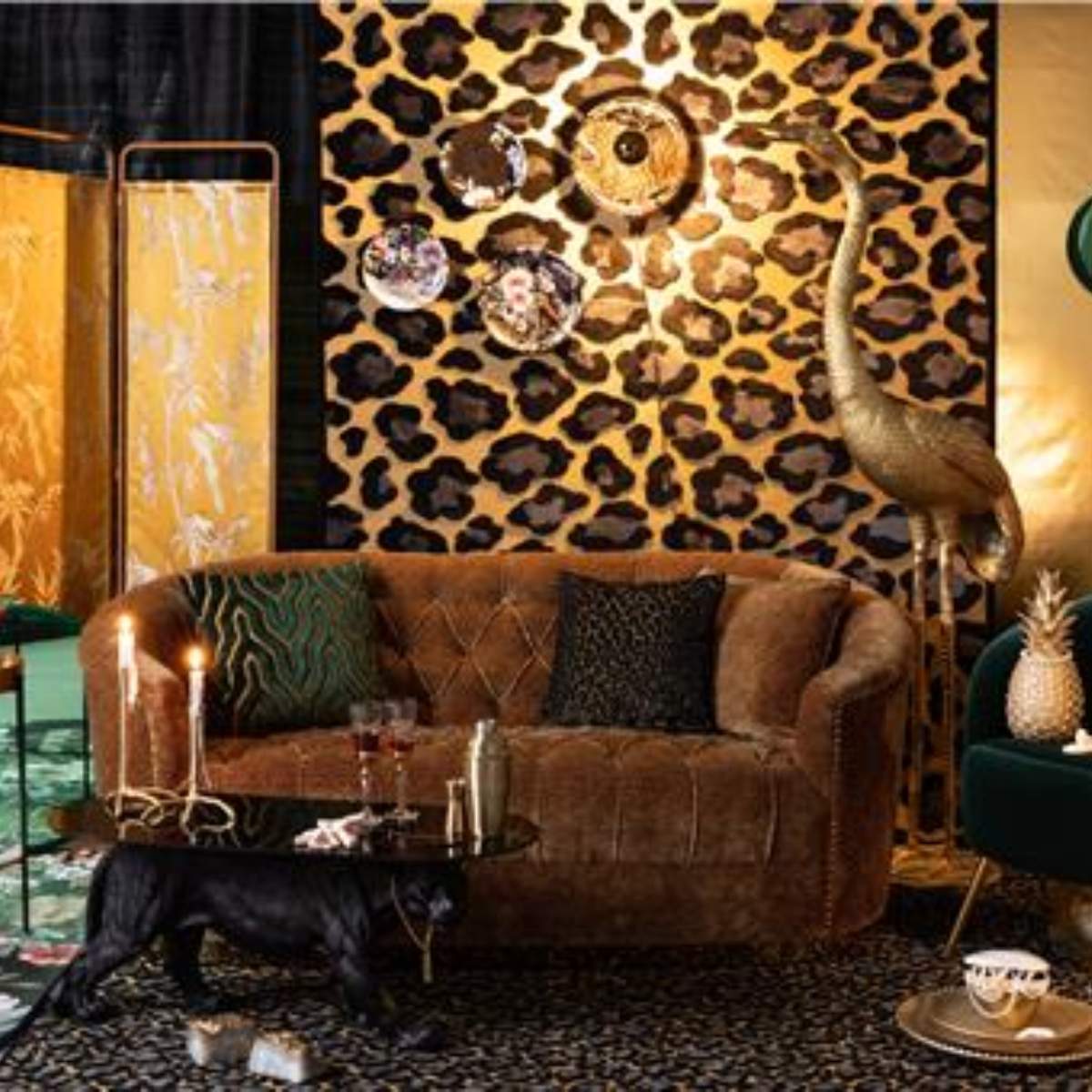 Bold Monkey Too Pretty To Sit On Sofa Panther