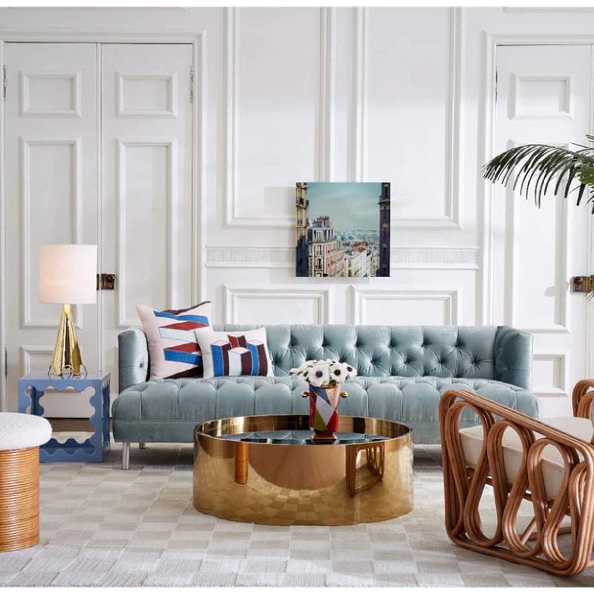 Jonathan Adler Torino Cubes Cushion