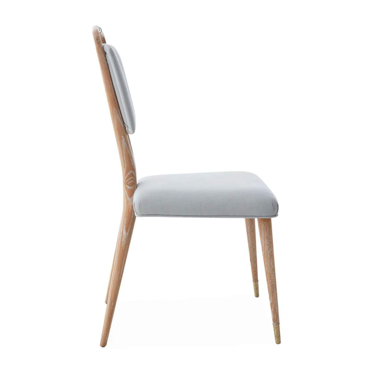 Jonathan Adler Torino X-Back Dining Chair in Tussah Sky