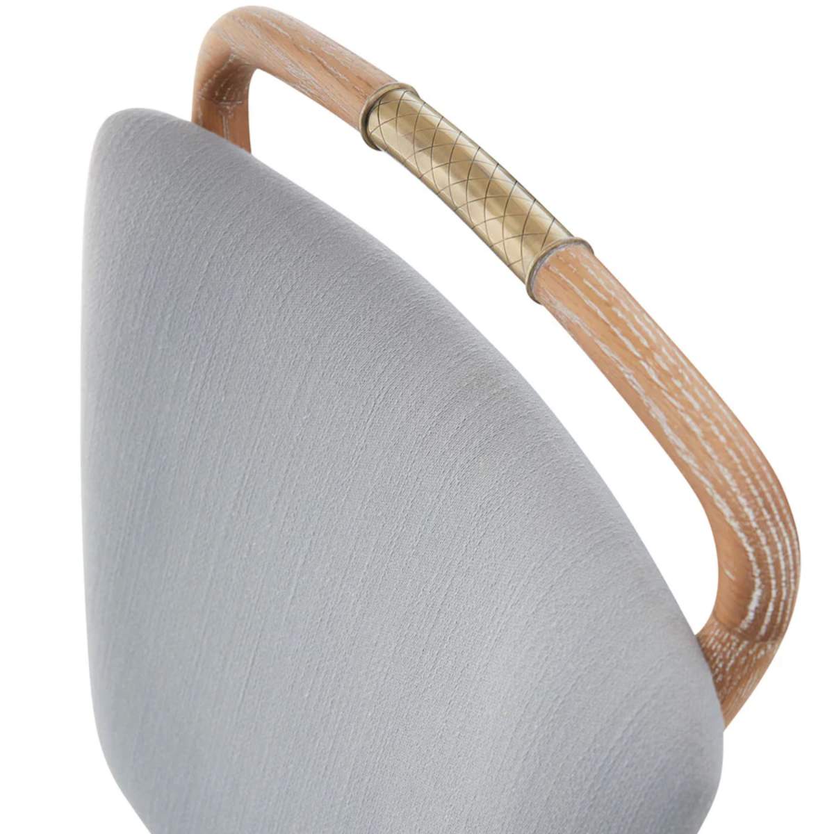 Jonathan Adler Torino X-Back Dining Chair in Tussah Sky