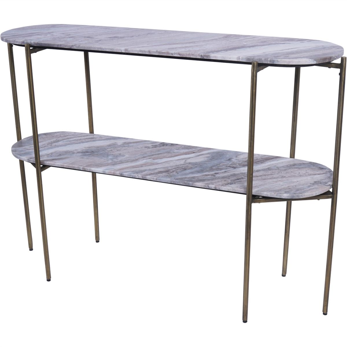 Libra Interiors Toronto Marble Top and Base Console Table