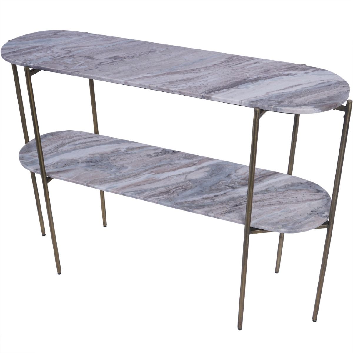 Libra Interiors Toronto Marble Top and Base Console Table