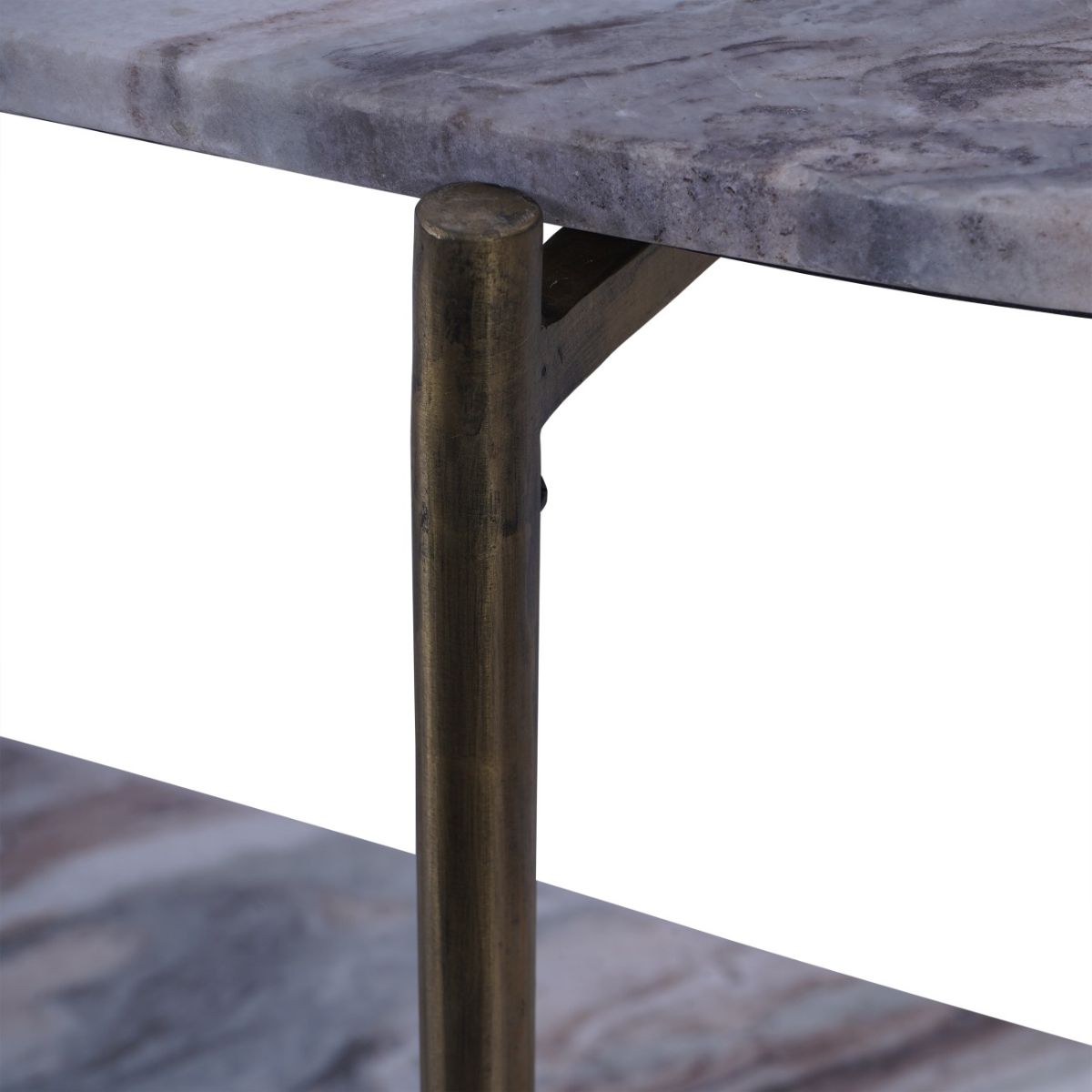 Libra Interiors Toronto Marble Top and Base Console Table