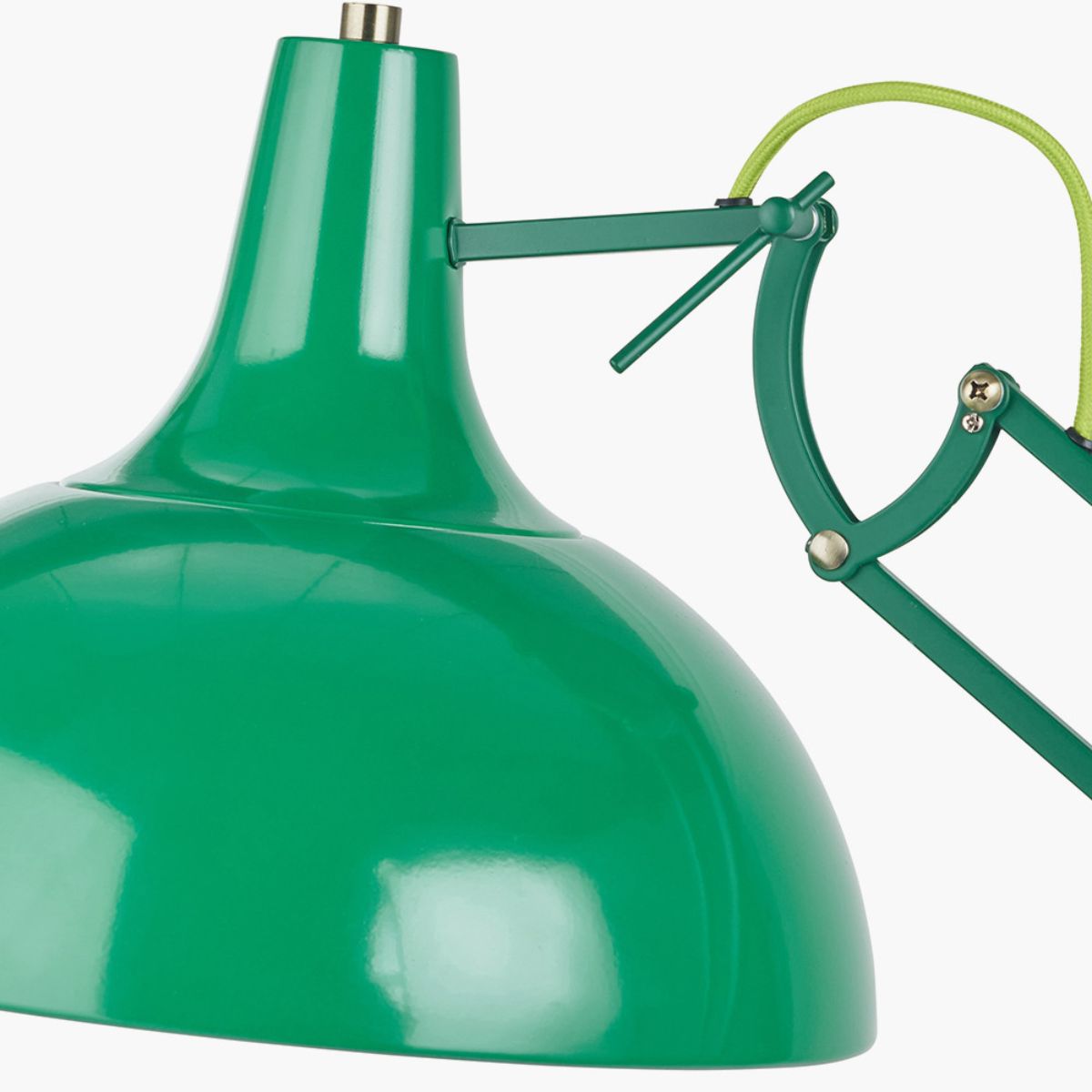 Designers Guild Tortona Floor Lamp Emerald