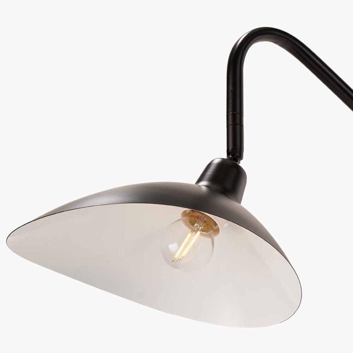 Pacific Lifestyle Toulon Black Metal Task Floor Lamp
