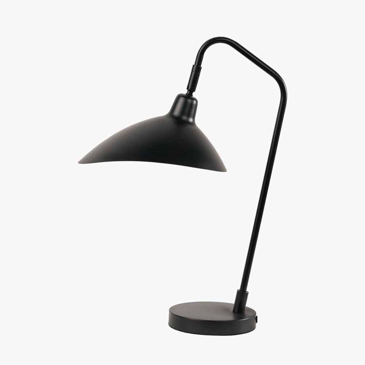 Pacific Lifestyle Toulon Black Metal Task Table Lamp