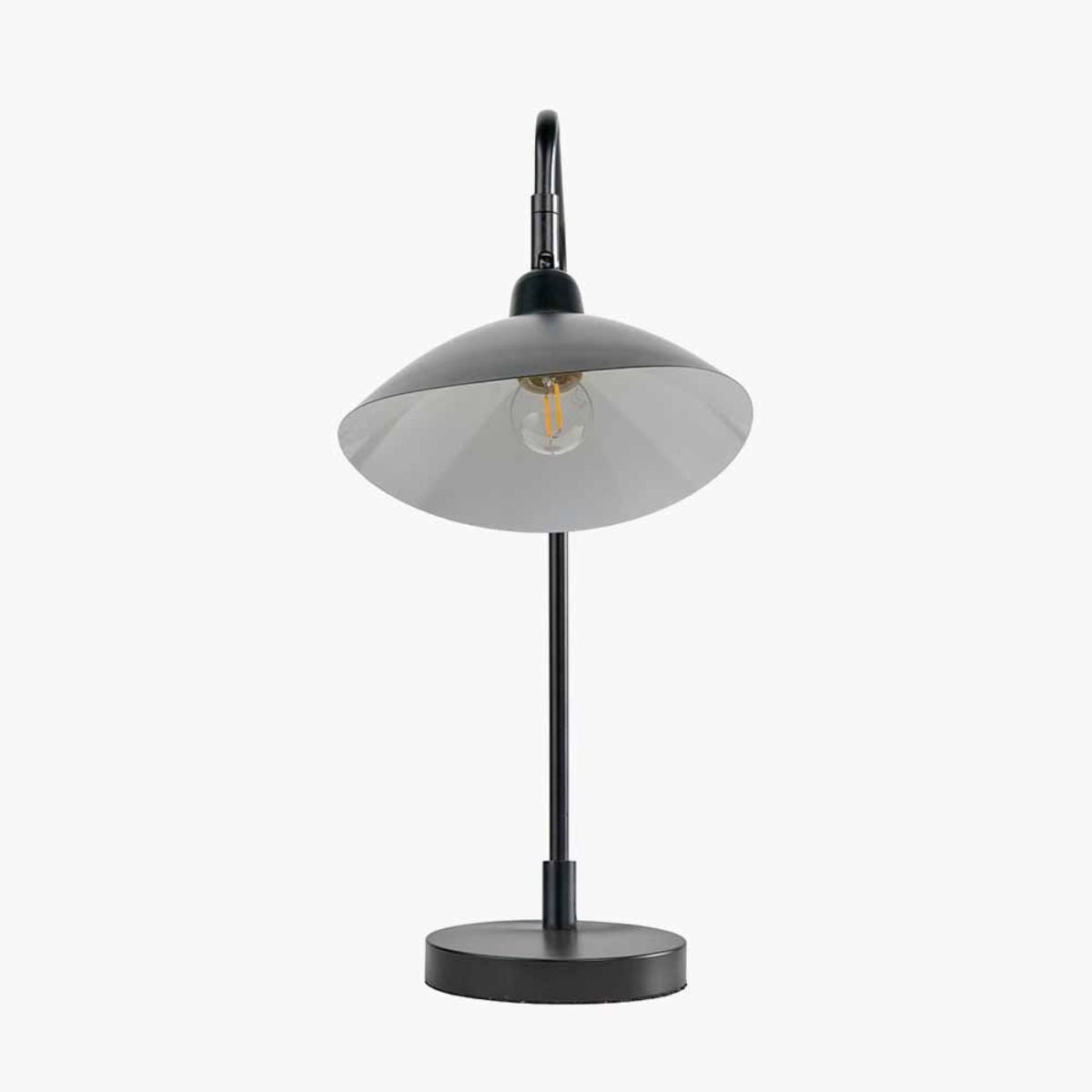Pacific Lifestyle Toulon Black Metal Task Table Lamp