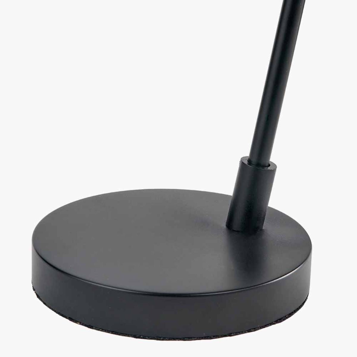 Pacific Lifestyle Toulon Black Metal Task Table Lamp