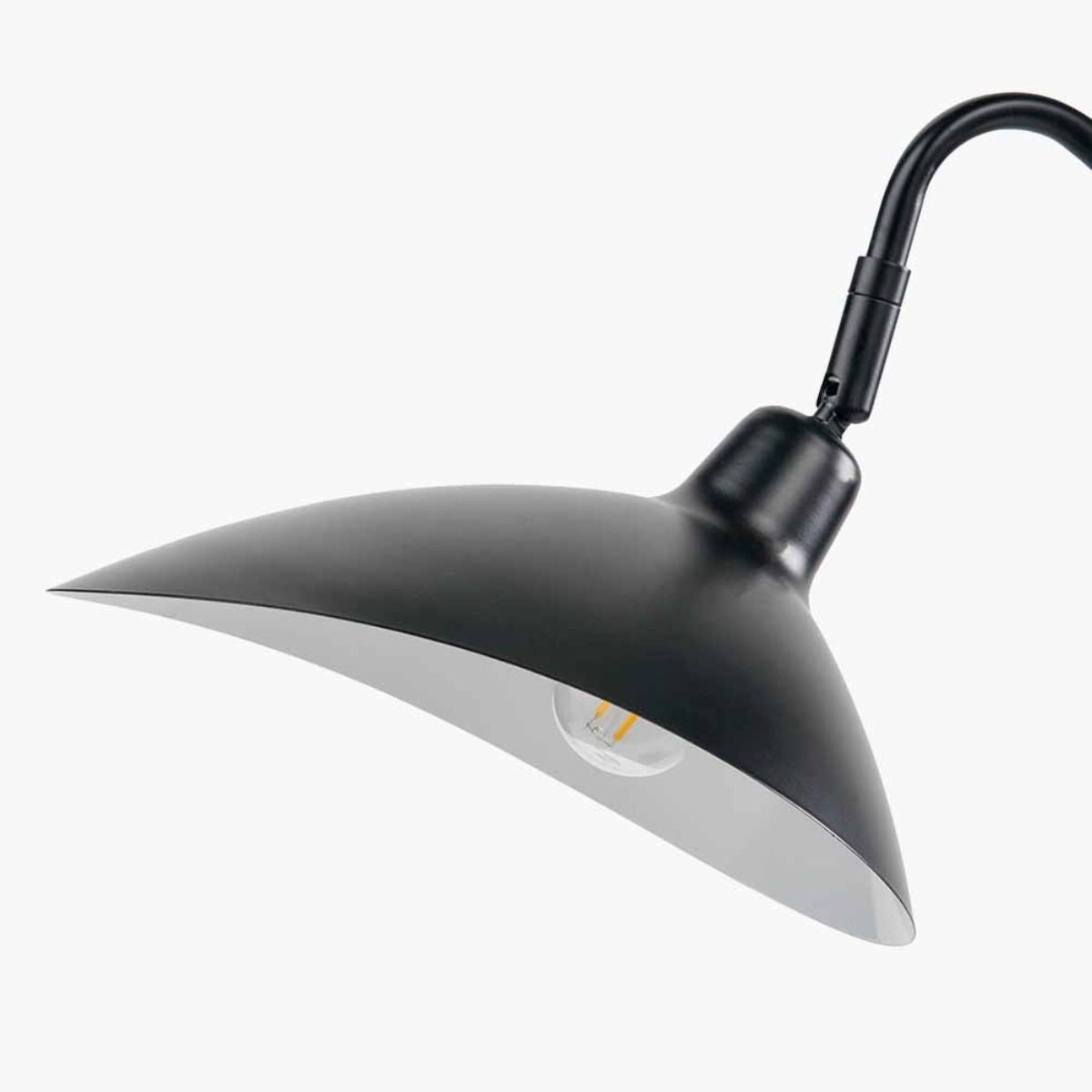 Pacific Lifestyle Toulon Black Metal Task Table Lamp