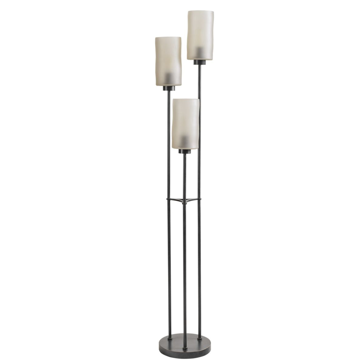 Libra Interiors Trivia 3 Light Floor Glass Lamp