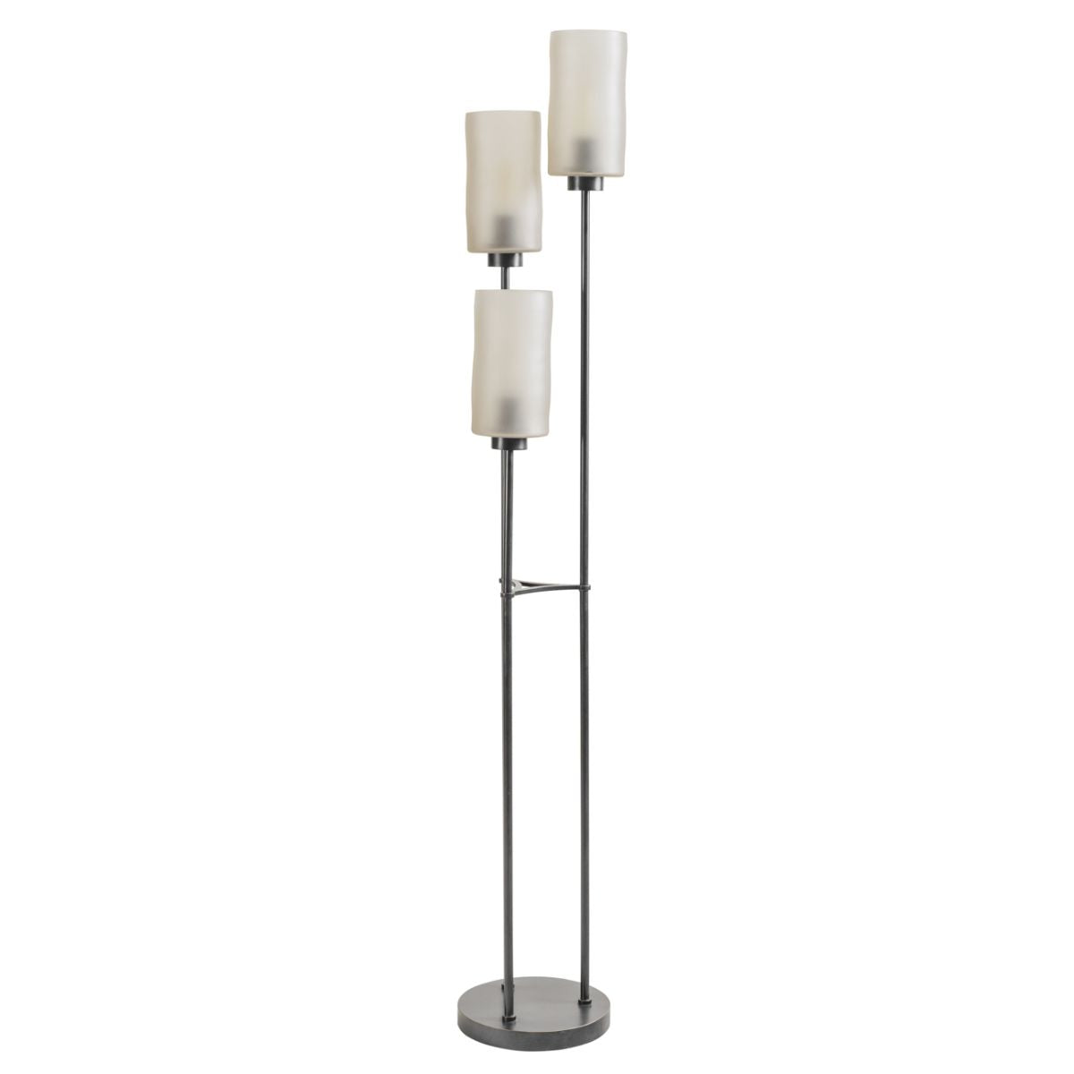 Libra Interiors Trivia 3 Light Floor Glass Lamp