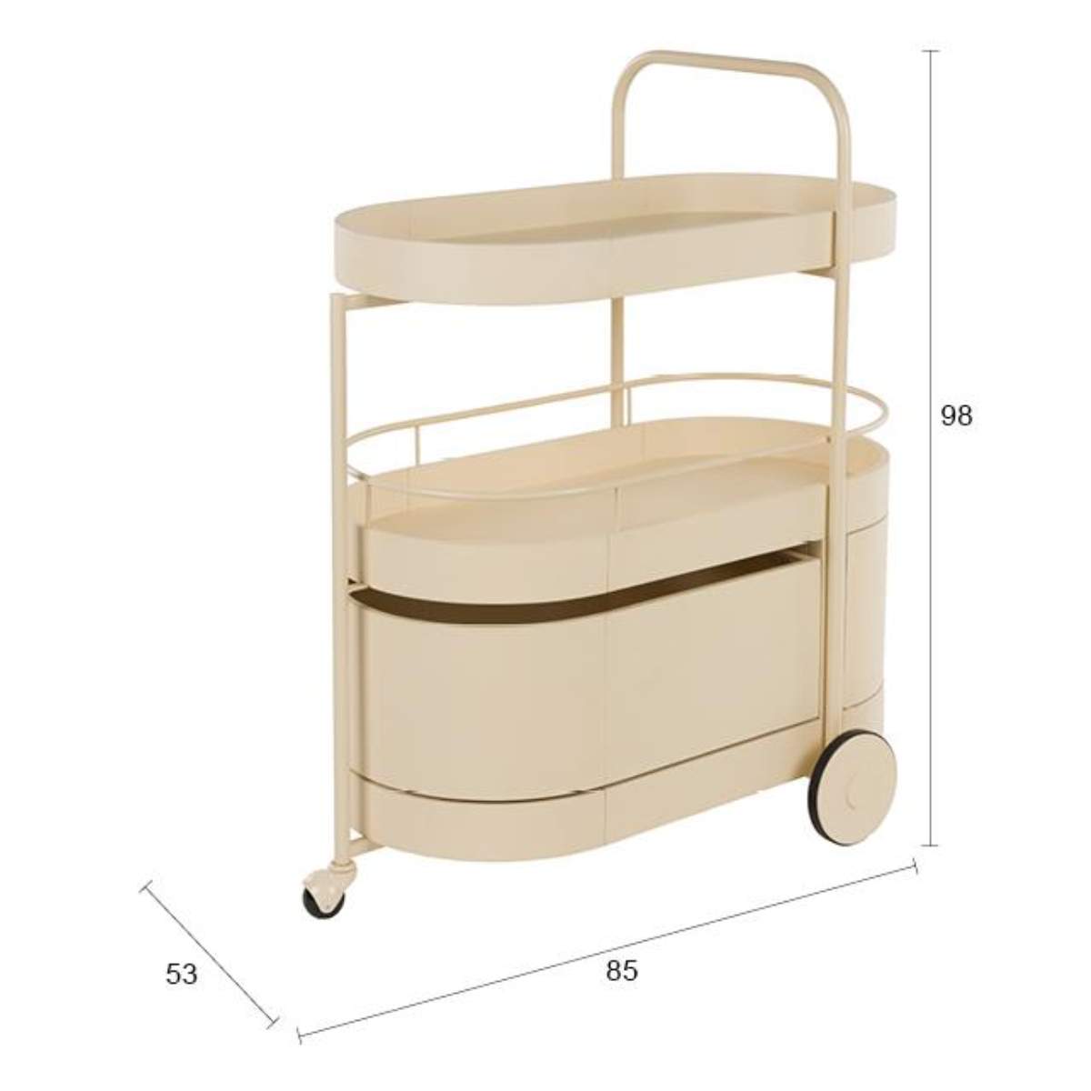 Zuiver Trolley Wim