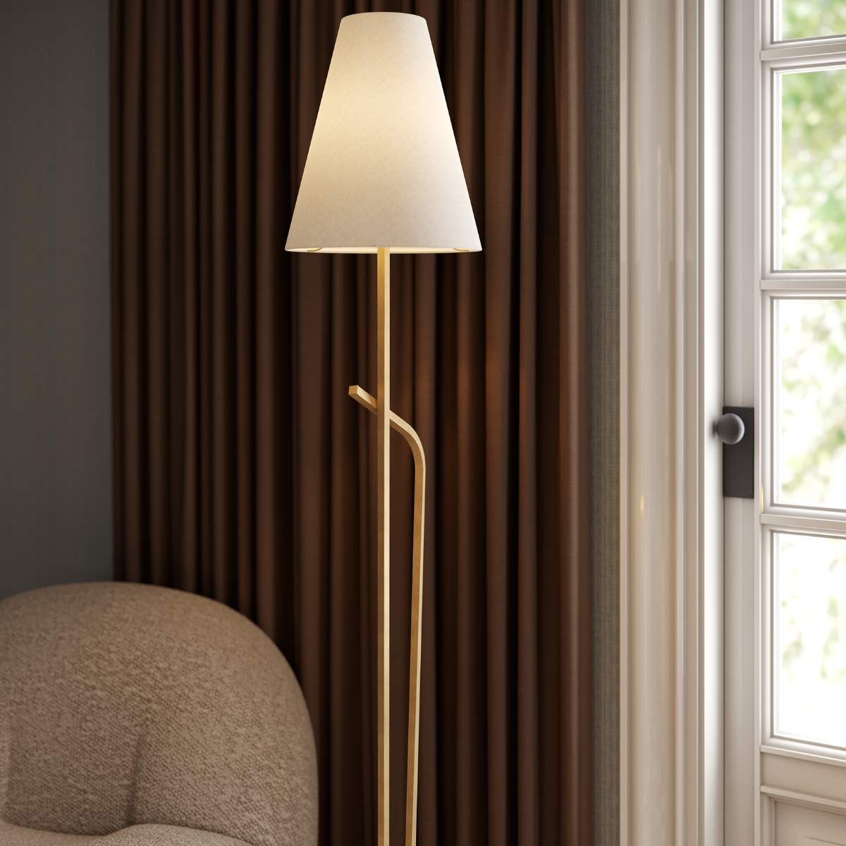 Hudson Valley Lighting Troy 1 Light Floor Lamp - Pearce