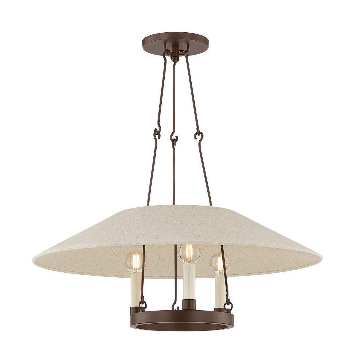 Hudson Valley Lighting Troy 3 Light Chandelier - Archive