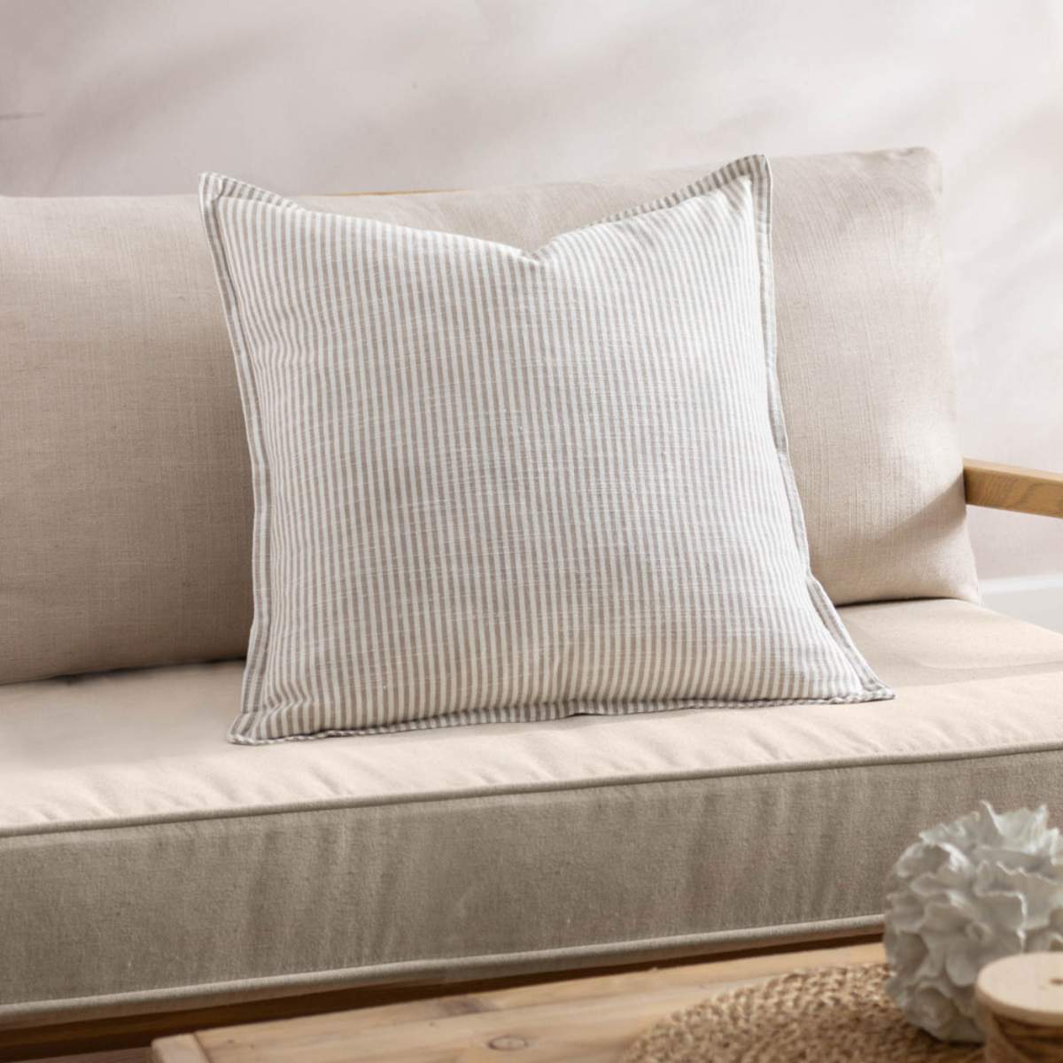 Furn Truro Stripe Reversible Cushion