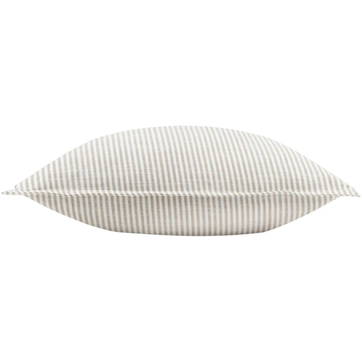 Riva Home Truro Striped 100% Cotton Cushion Natural