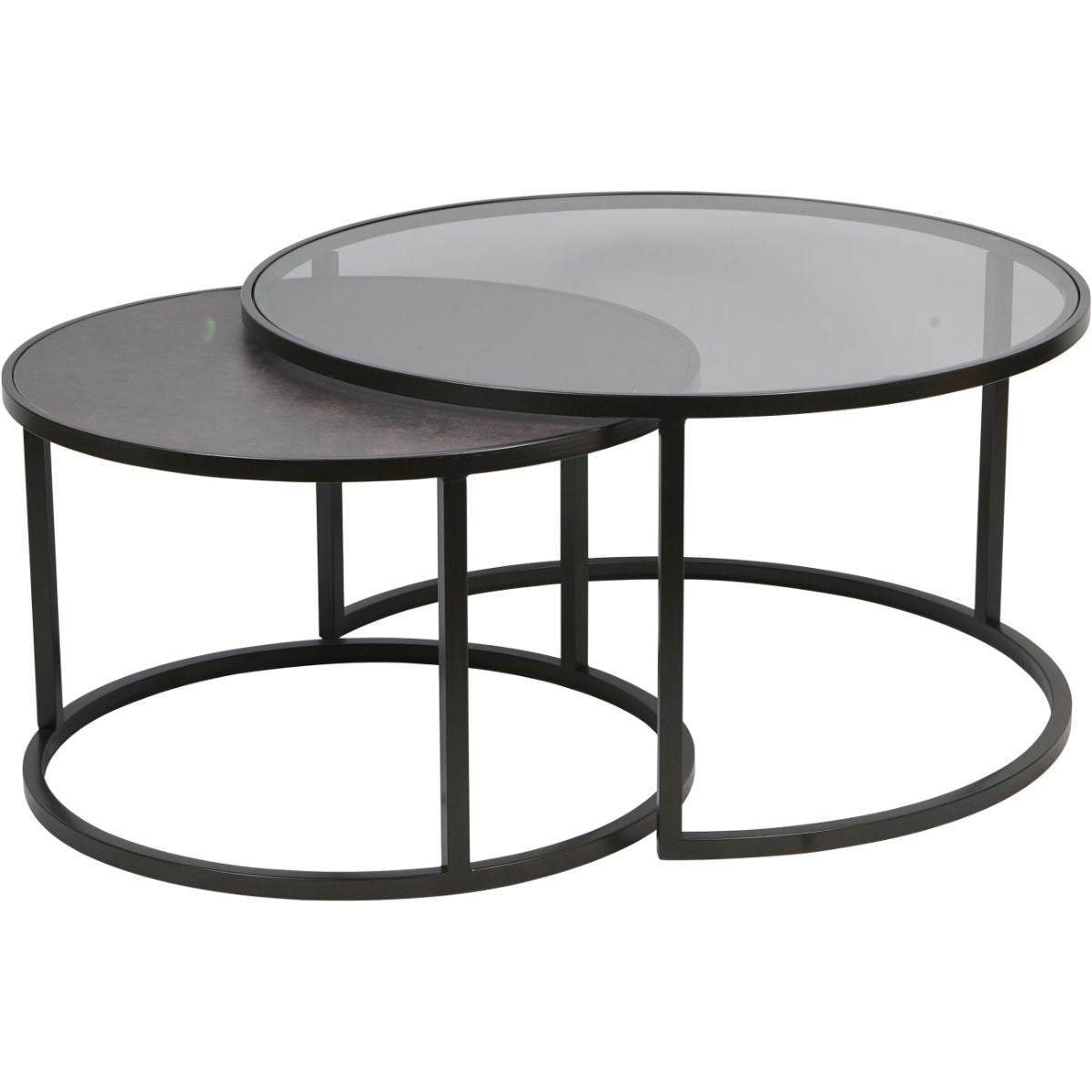 Libra Interiors Turner Set of 2 Nesting Coffee Tables