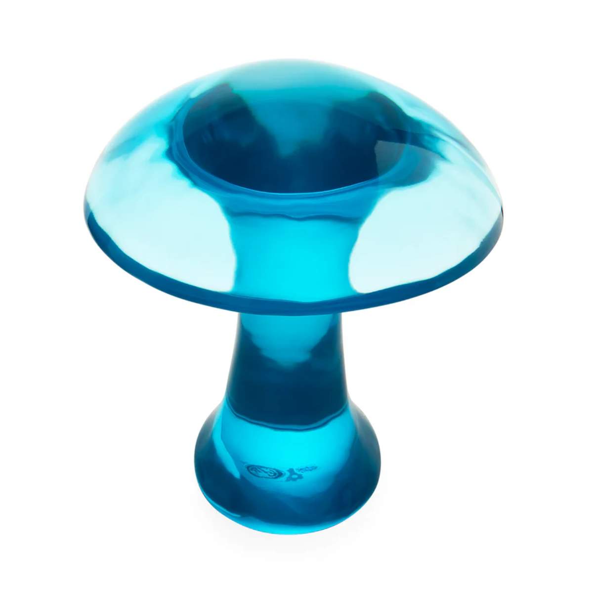 Jonathan Adler Turquoise Acrylic Mushroom Objet