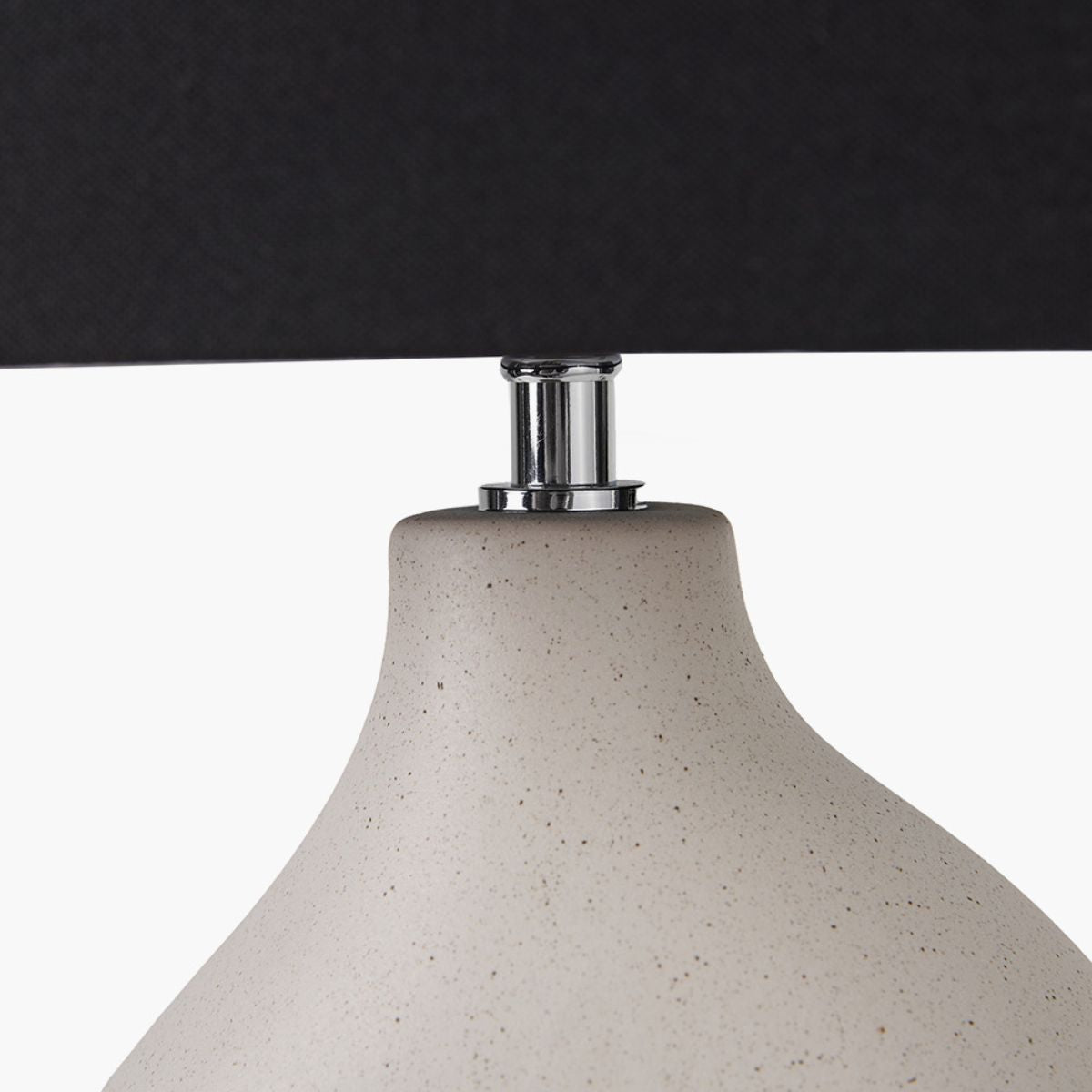 Pacific Lifestyle Ulla Monochrome Organic Ceramic Table Lamp