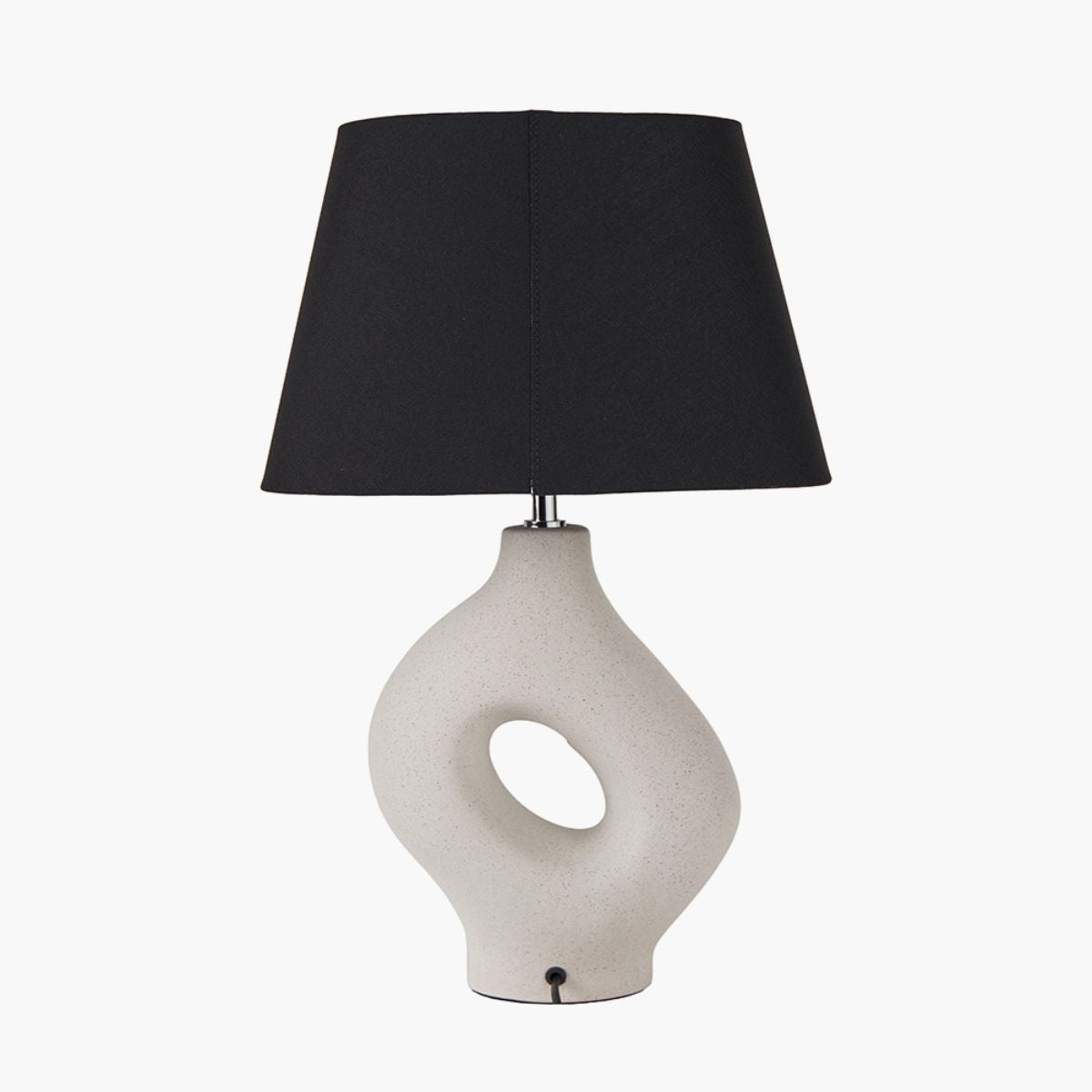 Pacific Lifestyle Ulla Monochrome Organic Ceramic Table Lamp