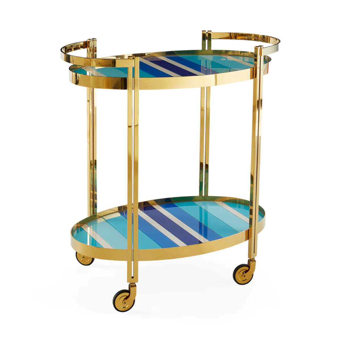 Jonathan Adler Ultramarine Bar Cart