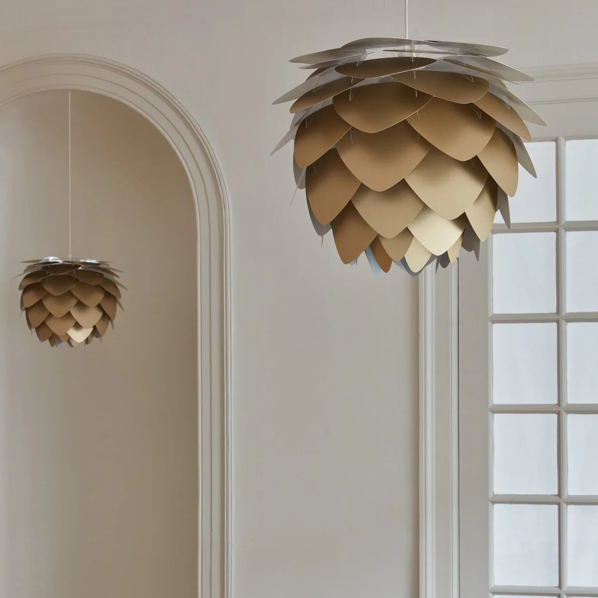 Umage Aluvia Lampshade In Brushed Brass 3