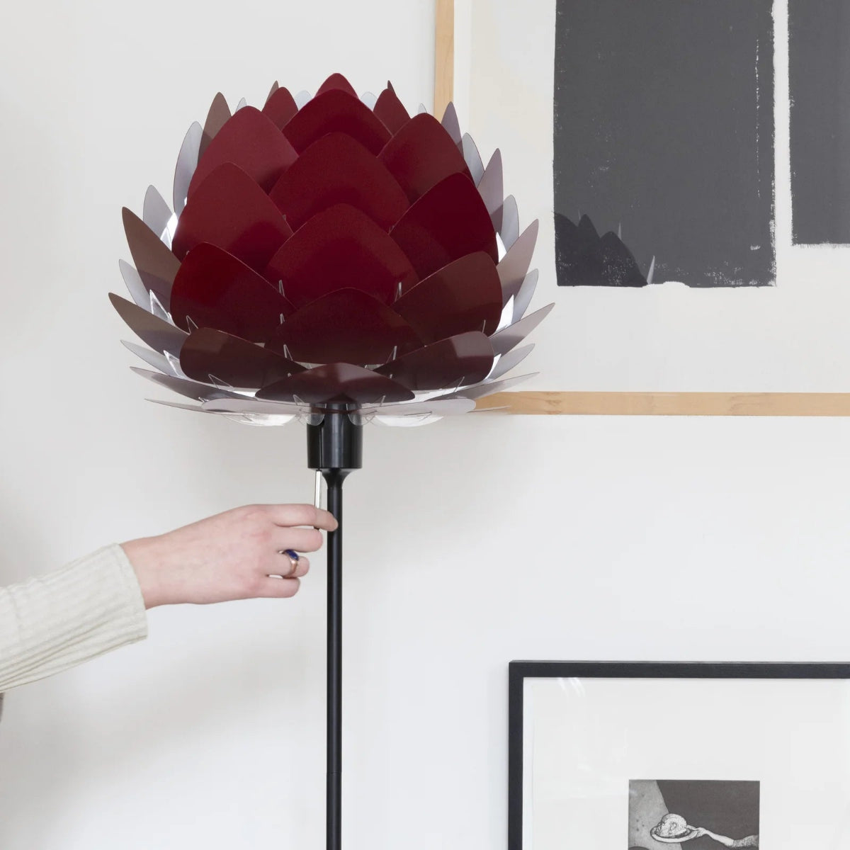 Umage Aluvia Lampshade In Ruby Red