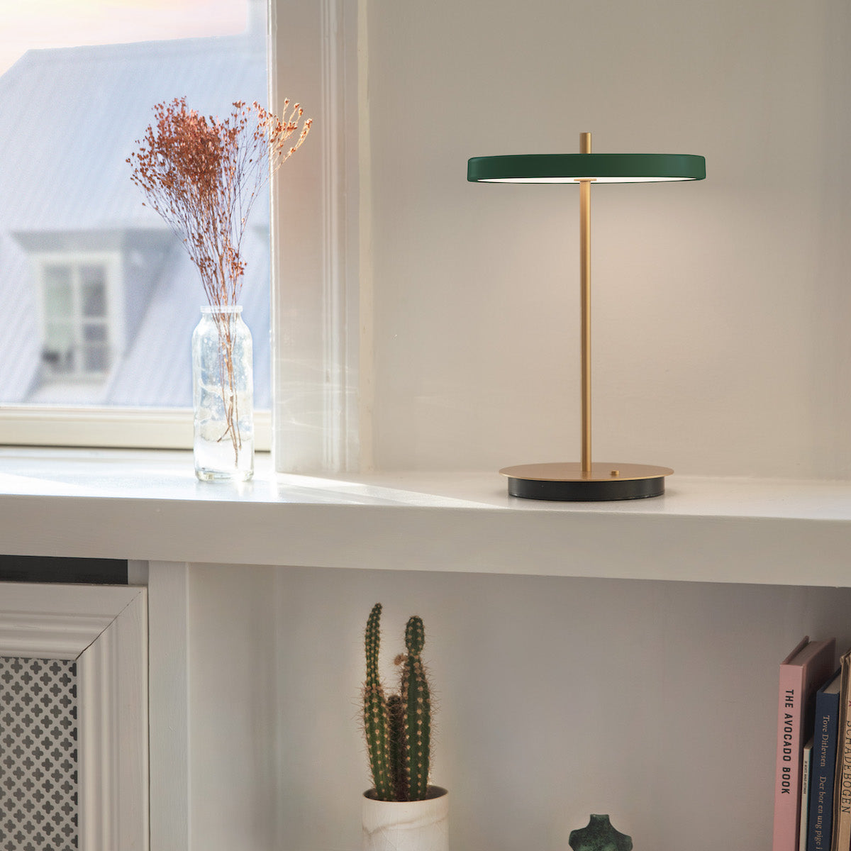 Umage Asteria Move Portable Table Lamp - Forest Green-Beaumonde