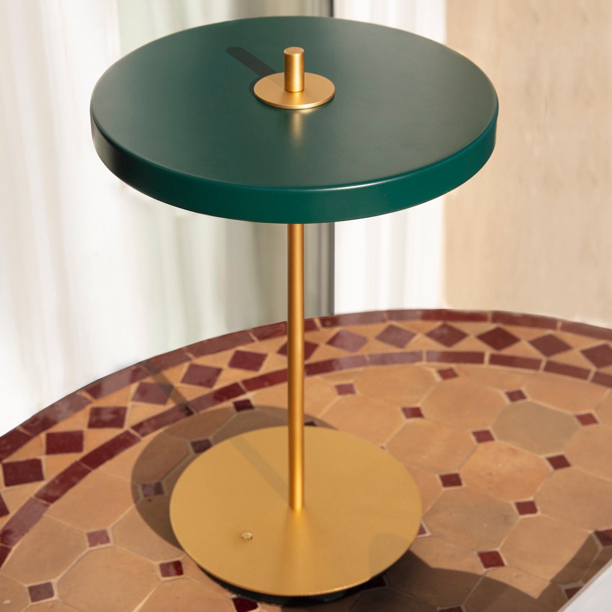 Umage Asteria Move Portable Table Lamp - Forest Green-Beaumonde