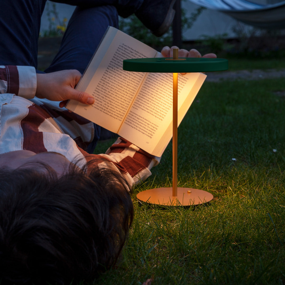 Umage Asteria Move Portable Table Lamp - Forest Green-Beaumonde